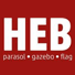 HEB | Parasol, Gazebo, Flag
