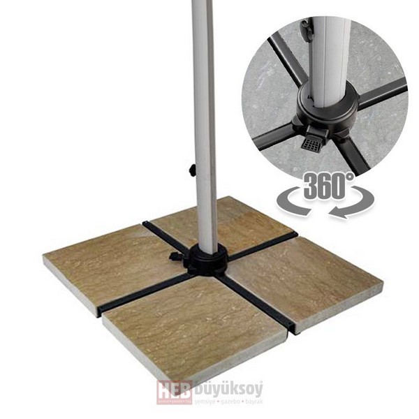 Metal Çapraz Taban | Büyüksoy | Şemsiye, Gazebo, Bayrak